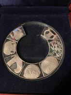 Set van 7 zilveren munten wereldgeschiedenis, Ophalen of Verzenden