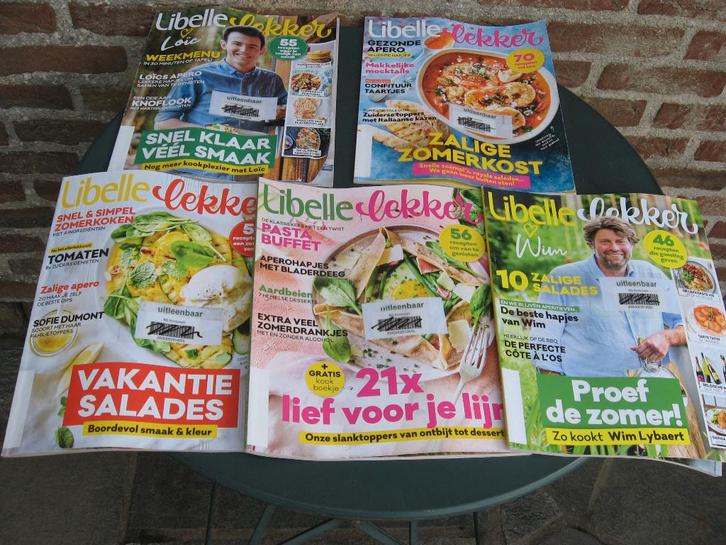 10 tijdschriften: libelle lekker - jaargang 2022, Livres, Livres de cuisine, Utilisé, Enlèvement ou Envoi