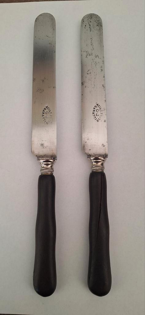 2 oude messen 1900@1920, Antiek en Kunst, Antiek | Bestek, Ophalen of Verzenden