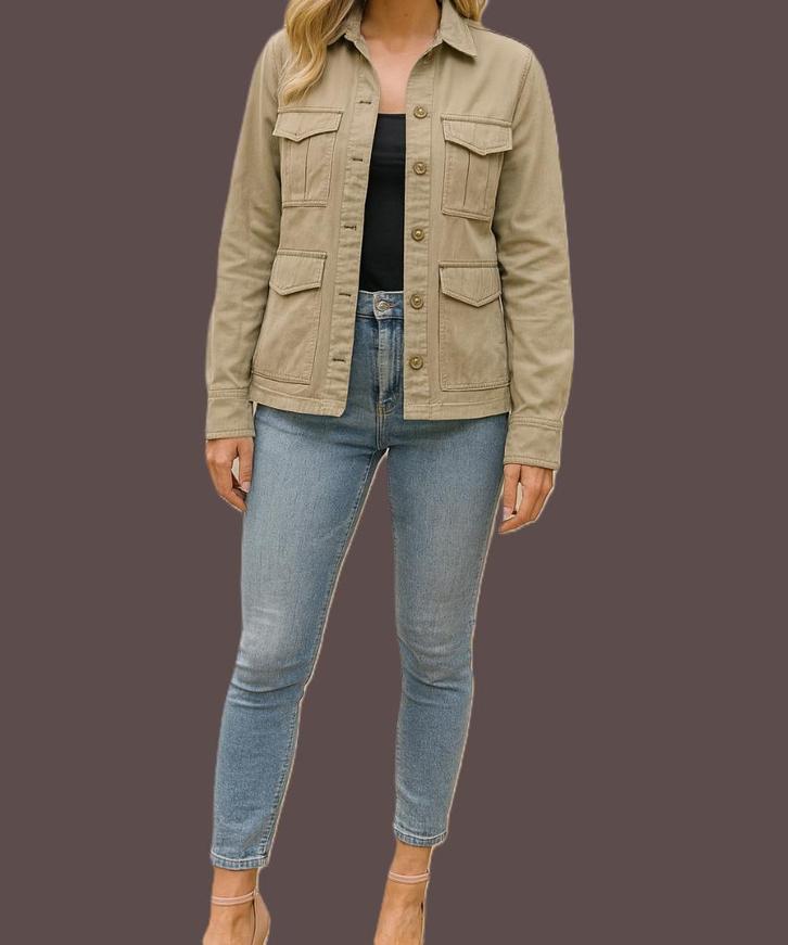 Filippa K utility jacket /safari blouse maat XS, Kleding | Dames, Blouses en Tunieken, Zo goed als nieuw, Maat 34 (XS) of kleiner