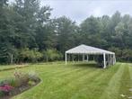 Partytent 5x8 m, (PROUltra) PVC 800, met Grondframe, wit, Tuin en Terras, Partytenten, Ophalen, Gebruikt, Partytent