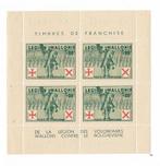 Originele Waals legioen Volledige set - Groen - 1942 zegels, Verzenden
