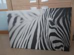 IKEA grand cadre sur toile ZEBRE, Maison & Meubles, Comme neuf, 100 à 125 cm, Bois, 75 cm ou plus