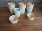 eierdopjes vintage Tupperwerre 4 stuks, Antiek en Kunst, Ophalen of Verzenden