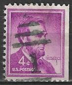 USA 1954 - Yvert 589 - Abraham Lincoln   (ST), Affranchi, Envoi
