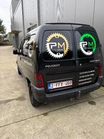 Peugeot partner, Auto's, Voorwielaandrijving, Stof, Zwart, Zwart