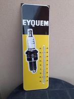Reclame bord EYQUEM bougies met thermometer, Verzamelen, Merken en Reclamevoorwerpen, Ophalen of Verzenden, Gebruikt