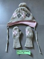 Set H&M muts en handschoenen, Kinderen en Baby's, Babykleding | Mutsen, Sjaals en Wanten, Maat 62, H&M, Ophalen of Verzenden, Zo goed als nieuw