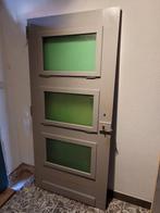 buitendeur in eiken hout, Ophalen, Gebruikt, 80 tot 100 cm, Buitendeur