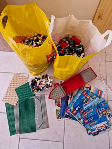 Gros lot de 7kg de lego en vrac avec fascicules, Enlèvement ou Envoi, Comme neuf, Briques en vrac, Lego