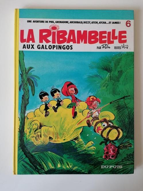 La Ribambelle - aux Galopingos - DL1985, Boeken, Stripverhalen, Gelezen, Eén stripboek, Ophalen of Verzenden