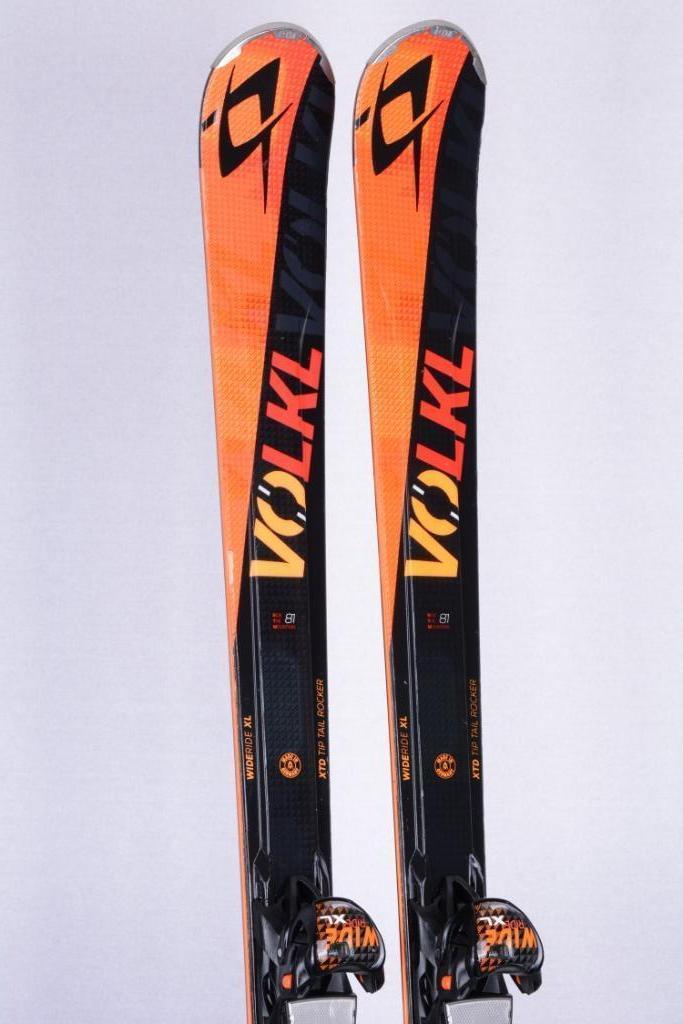 177 182ski's VOLKL RTM 81, black/orange, xtd tip, Sport en Fitness, Skiën en Langlaufen, Gebruikt, Ski's, Ski, Carve, 160 tot 180 cm