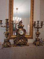Bronzen? schouwgarnituur, Ophalen of Verzenden