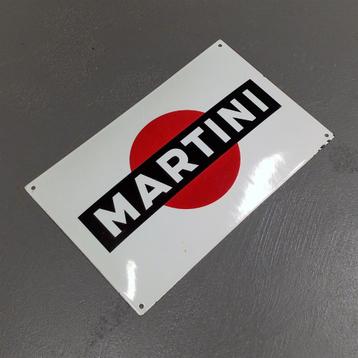 Emaille Schild MARTINI Reclamebord Plaque Vintage 70s Italië beschikbaar voor biedingen