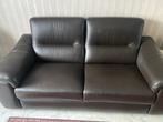 Zetel tweezit, Huis en Inrichting, Ophalen, Gebruikt, Tweepersoons, Leer