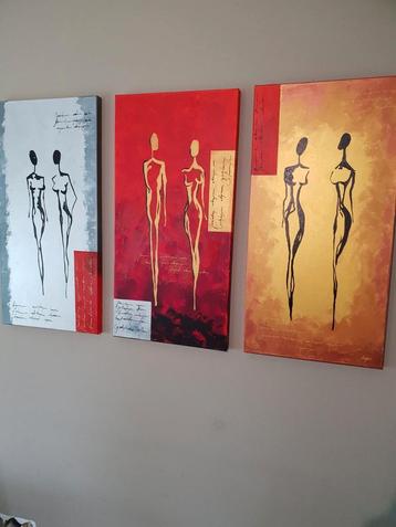 canvas drieluik gekocht bij kunstvoorjou in Nederland beschikbaar voor biedingen
