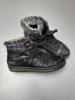 Zwarte sneakers met bont van Skechers - Maat 36, Skechers, Zwart, Ophalen of Verzenden, Zo goed als nieuw