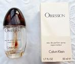 Parfum fles met doos Calvin Klein  Obsession, Ophalen of Verzenden, Zo goed als nieuw, Parfumfles