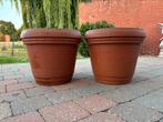 Italiaanse terracotta potten 40 x36, Tuin en Terras, Ophalen, Gebruikt, 40 cm of meer, Minder dan 40 cm