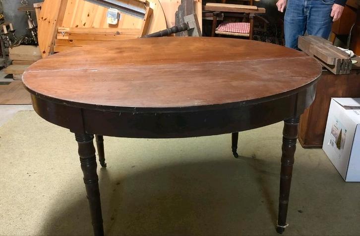 Antieke Coulissen tafel van 106 x 130 cm tot 350 cm x 130 cm, Antiek en Kunst, Antiek | Meubels | Tafels, Ophalen