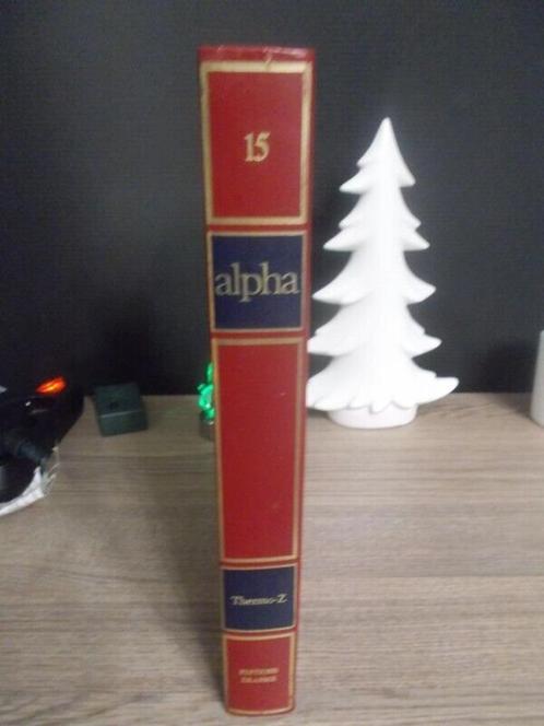 * Alpha encyclopédie Tome 15 THERMO - Z édition Erasme (1970, Livres, Encyclopédies, Utilisé, Tome à part, Autres sujets/thèmes