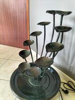 Decoratieve trapsgewijze fontein — metaal — 80 cm hoog, Tuin en Terras, Ophalen, Fontein
