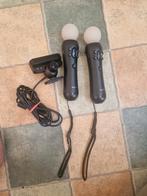 2 PS Move + caméra PS3, Ophalen of Verzenden, Zo goed als nieuw