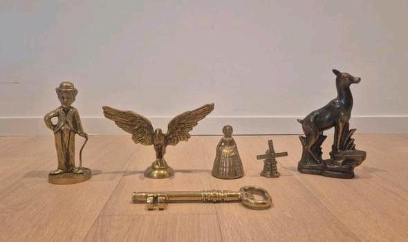 Koperen beeldjes, Verzamelen, Dierenverzamelingen, Vogel, Ophalen