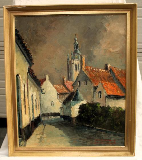 Schilderij Nand Depondt (1919-2003), Antiek en Kunst, Kunst | Schilderijen | Klassiek, Ophalen of Verzenden