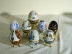 Lot de 8 œufs en porcelaine., Enlèvement ou Envoi