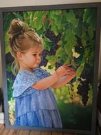 90cm op 120 cm. ingelijst., Antiek en Kunst, Kunst | Schilderijen | Modern, Ophalen