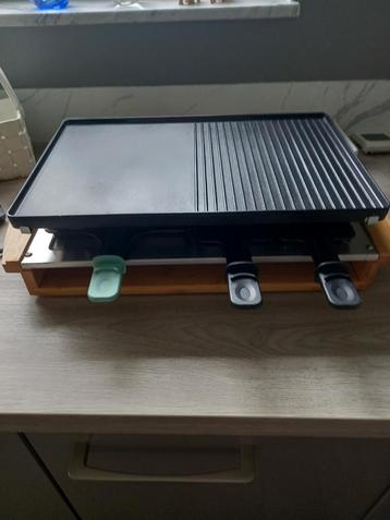 appareil à raclette et grill "DOMO", Elektronische apparatuur, Ophalen, Zo goed als nieuw, 8 personen of meer
