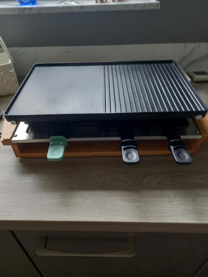 appareil à raclette et grill "DOMO", Elektronische apparatuur, Gourmetstellen, Zo goed als nieuw, 8 personen of meer, Ophalen