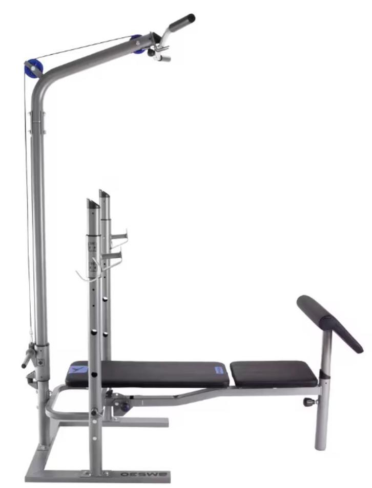 FitnessbankDomyos BM 530, Sport en Fitness, Fitnessmaterialen, Gebruikt, Fitnessbank, Armen, Benen, Borst, Buik, Rug, Ophalen