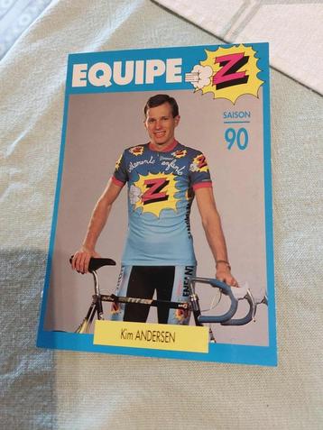 Wielerkaart : Kim Andersen / Equipe Z 1990 beschikbaar voor biedingen