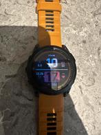 Garmin Fenix 7X Sapphire Solar – Zo goed als nieuw!, Handtassen en Accessoires, Sporthorloges, Ophalen, Zo goed als nieuw, Zwart