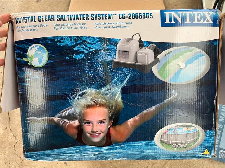 Zoutwatersysteem voor zwembad, Tuin en Terras, Zwembad-toebehoren, Gebruikt, Ophalen