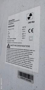 Kit solaire 12V 380W batterie hors réseau vers 220V!!!, Enlèvement ou Envoi, Utilisé