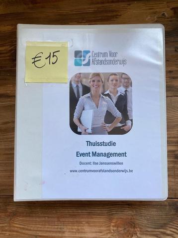 Cursus eventmanager beschikbaar voor biedingen
