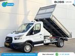 Ford Transit 350 2.0 TDCI 130PK Kipper Dubbellucht Benne Tip, Auto's, Bestelwagens en Lichte vracht, Voorwielaandrijving, 4 cilinders