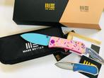 WE Knife Co. Dessert Warrior Banter Knife Pink G-10 (2.9" Bl, Neuf