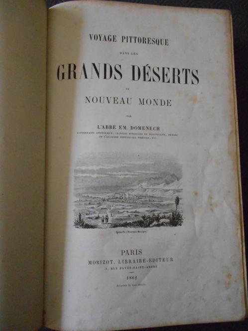 Voyage pittoresque dans les grands déserts, Antiek en Kunst, Antiek | Boeken en Manuscripten, Ophalen of Verzenden
