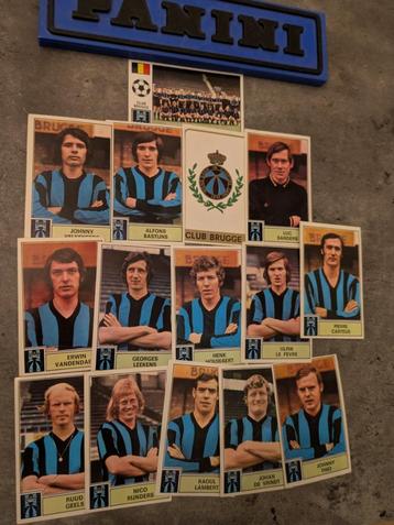 PANINI FOOTBALL 1972/73 CLUB BRUGGE 15X STICKERS 1972 beschikbaar voor biedingen
