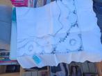 WITTE LINNEN TAFELDOEK 130 CM X 145 CM NIEUW, Hobby en Vrije tijd, Stoffen en Lappen, 120 cm of meer, Wit, Nieuw, Ophalen of Verzenden