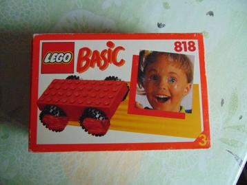 Moteur Lego 818 Basic Pull-Back, neuf et non ouvert, Enlèvement ou Envoi, Neuf, Ensemble complet, Lego