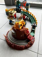 Fisher Price Trein complete set in leuke opbergbox, Ophalen, Gebruikt, Auto of Voertuig, Met geluid