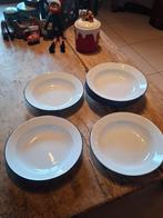 16 diepe emaille borden, Antiek en Kunst, Ophalen of Verzenden