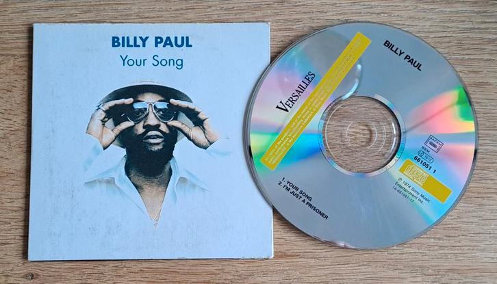 Billy Paul - Your Song, CD & DVD, CD Singles, Utilisé, R&B et Soul, 1 single, Enlèvement ou Envoi