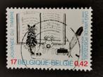 Belgie 2000 - lezen en schrijven, poes, kat, konijn, Postzegels en Munten, Ophalen of Verzenden, Gestempeld
