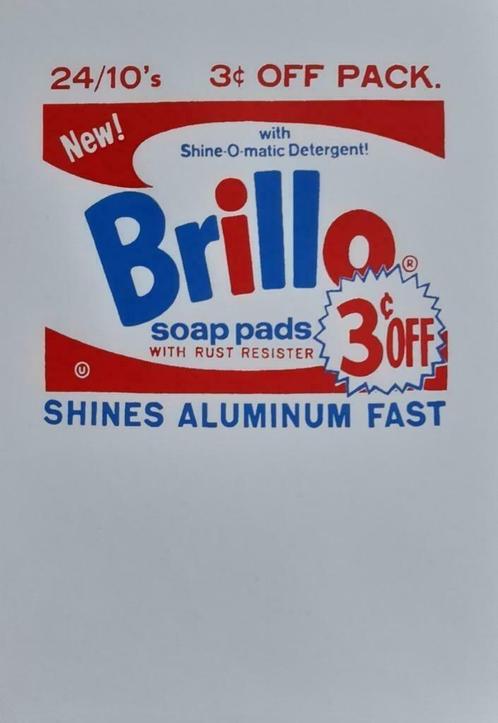 Andy Warhol - Brillo - Gelimiteerde Zeefdruk, Antiek en Kunst, Kunst | Litho's en Zeefdrukken, Verzenden
